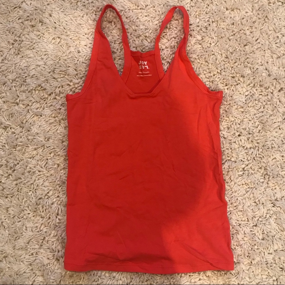 coral workout tank top